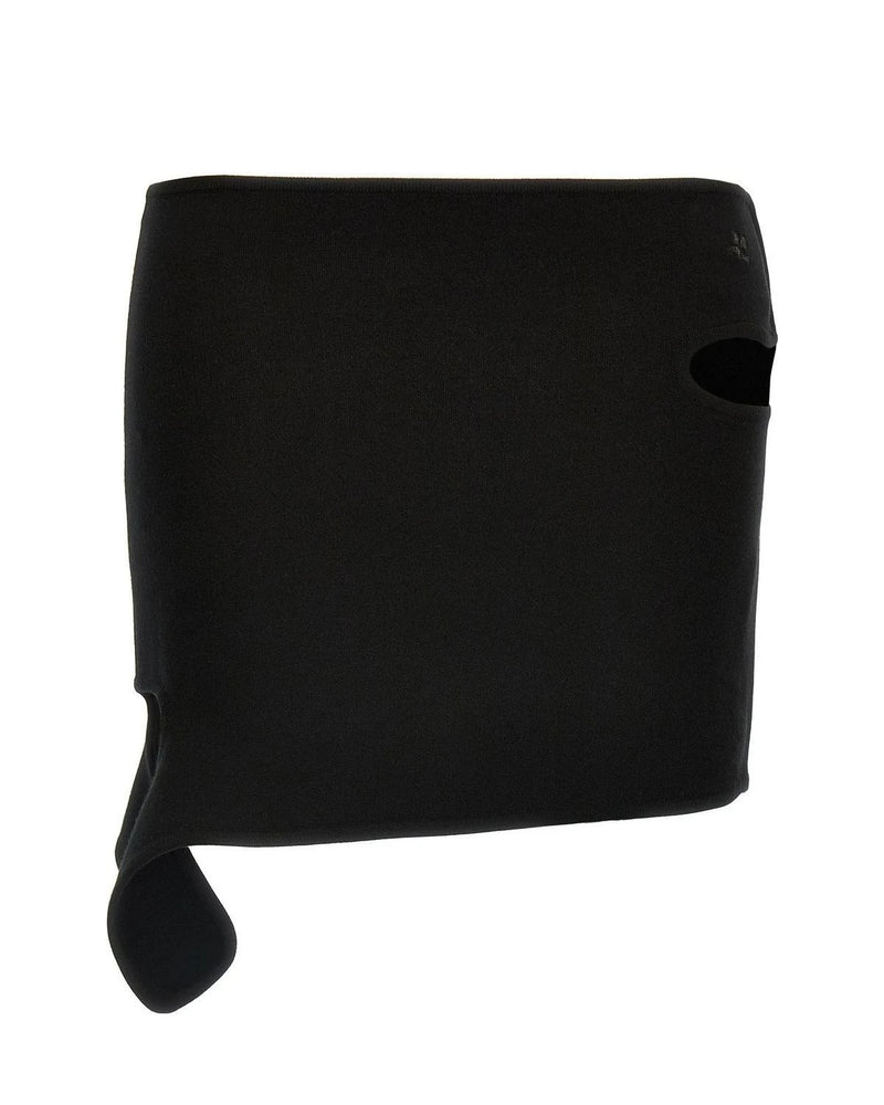 Courrèges Skirt in black, Viscose