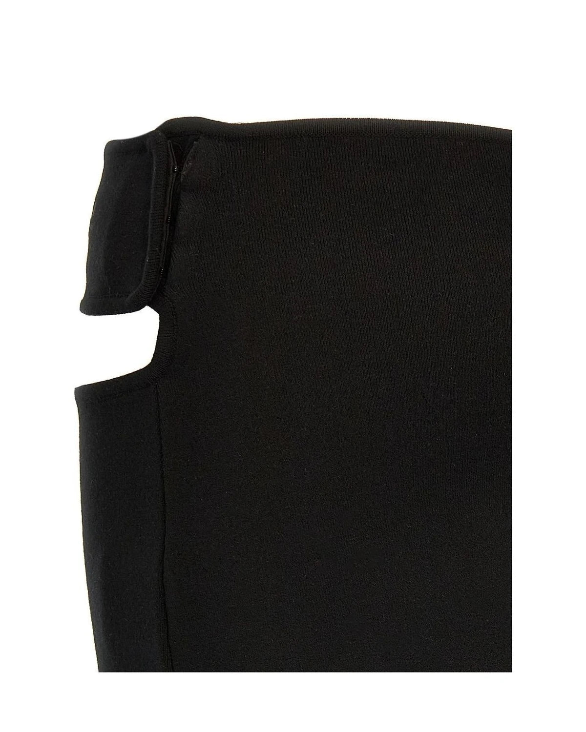 Courrèges Skirt in black, Viscose — view 4