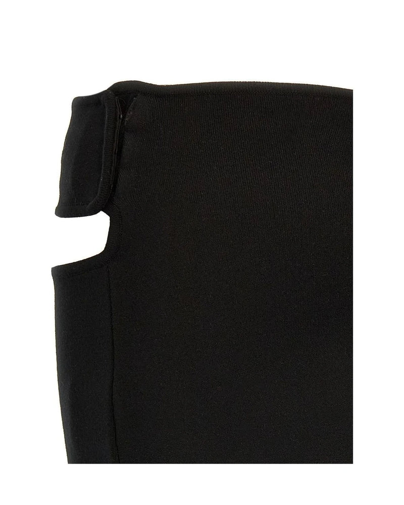 Courrèges Skirt in black, Viscose — view 4