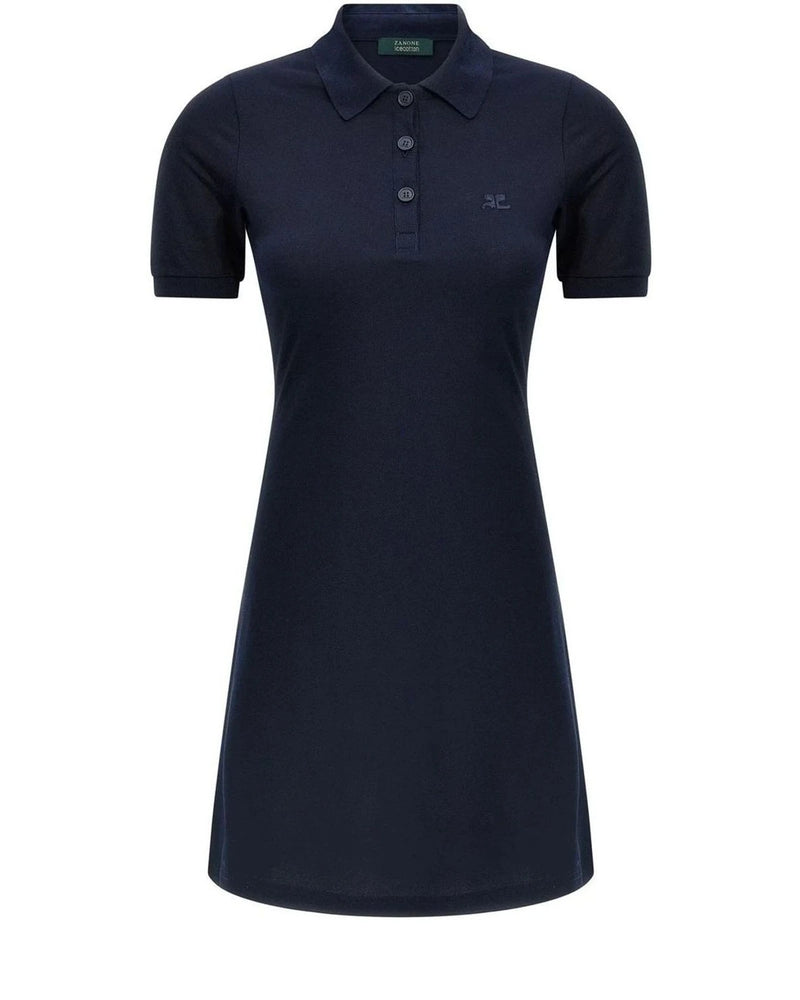 Courrèges Dresse in blue, Cotton