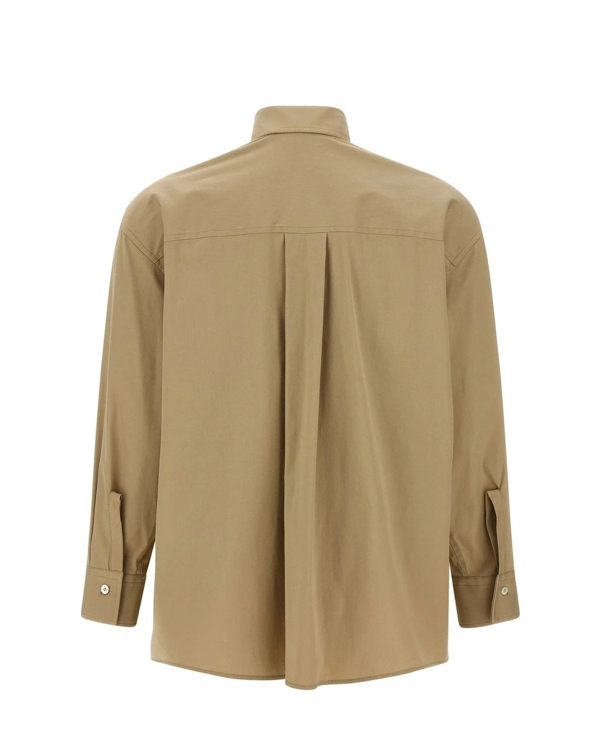 Ferragamo Dress Shirt in beige, Cotton — view 2