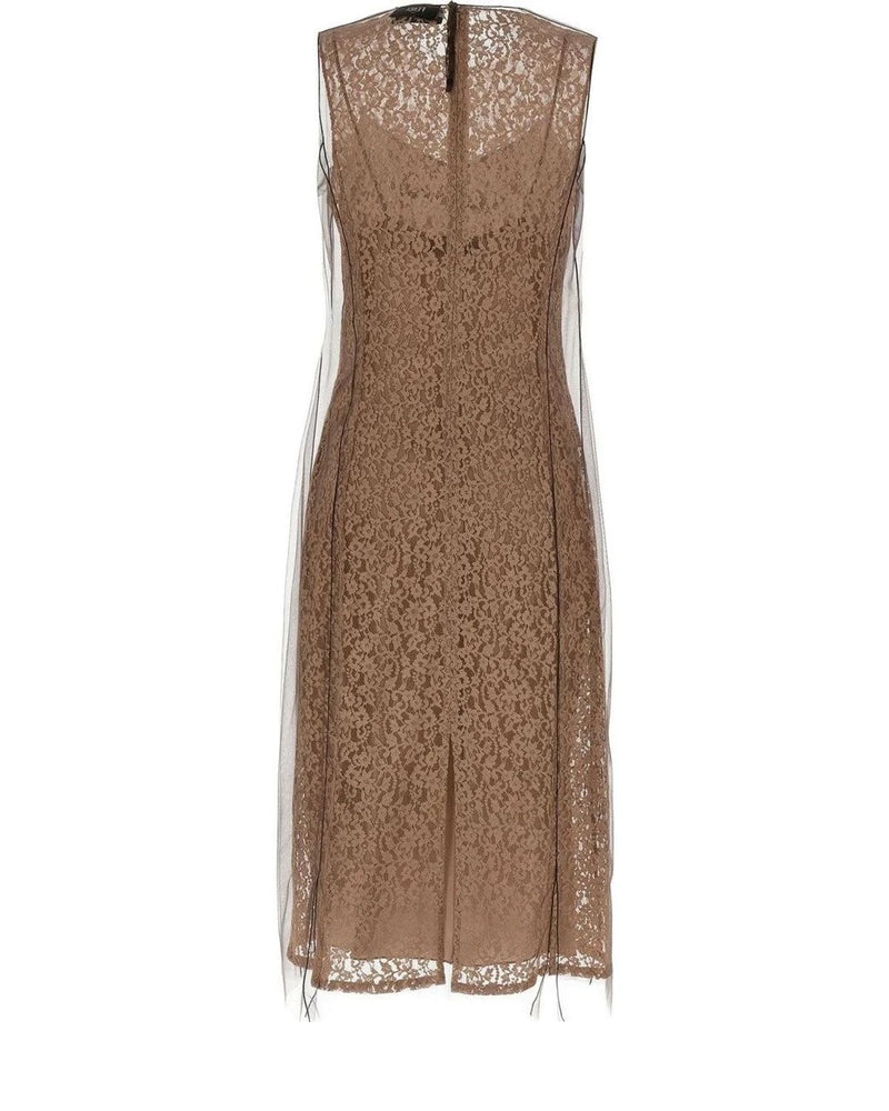 Fendi Dresse in beige, Cotton — view 2