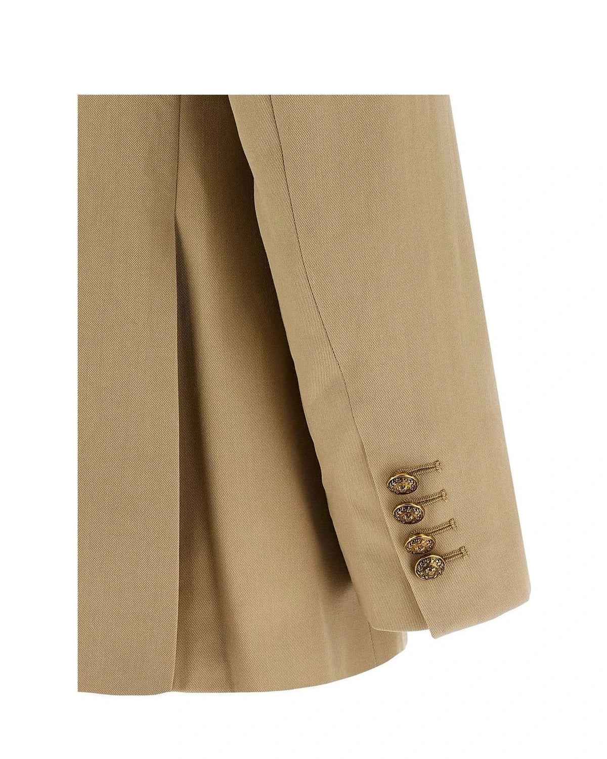 Golden Goose Blazer in beige, Virgin Wool — view 4
