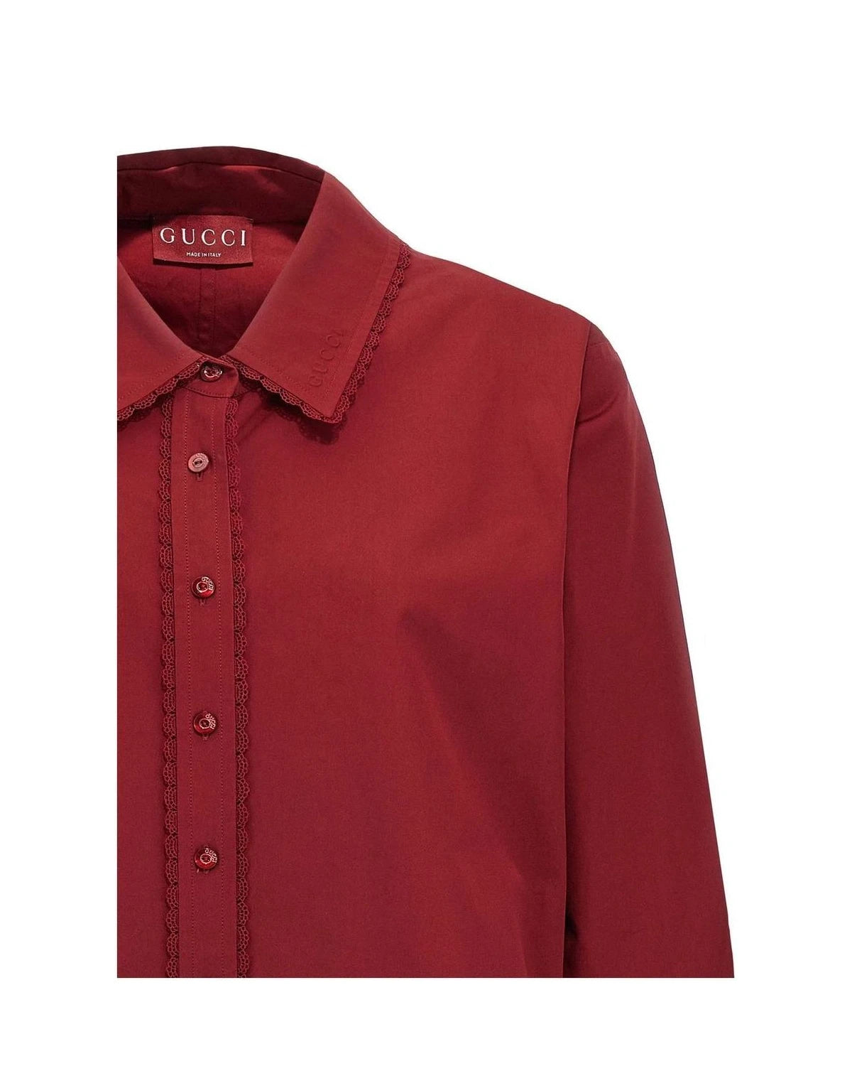 Gucci Dress Shirt in red, Cotton — view 4