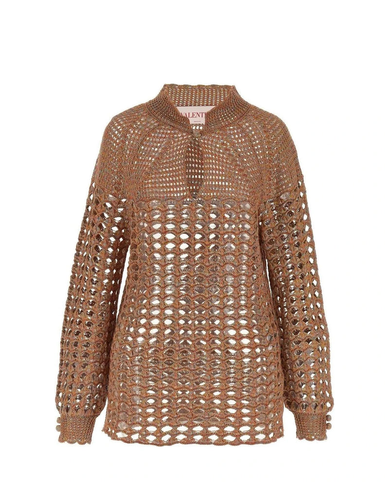 Valentino Garavani Cardigan in multicolor, Linen