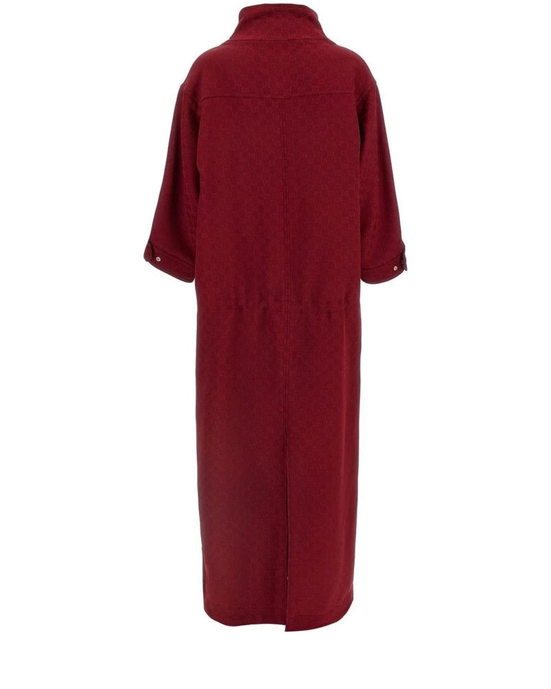 Gucci Wrap Coat in multicolor, Viscose — view 2