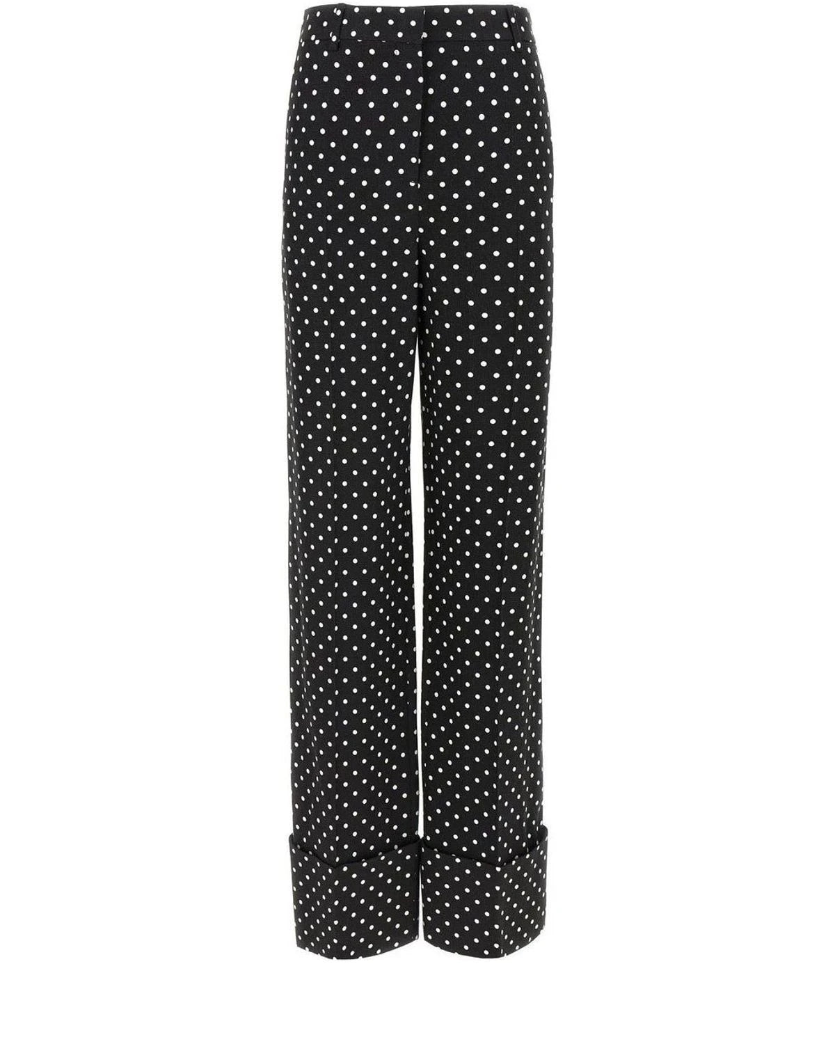 Valentino Garavani Palazzo Pant in black, Viscose
