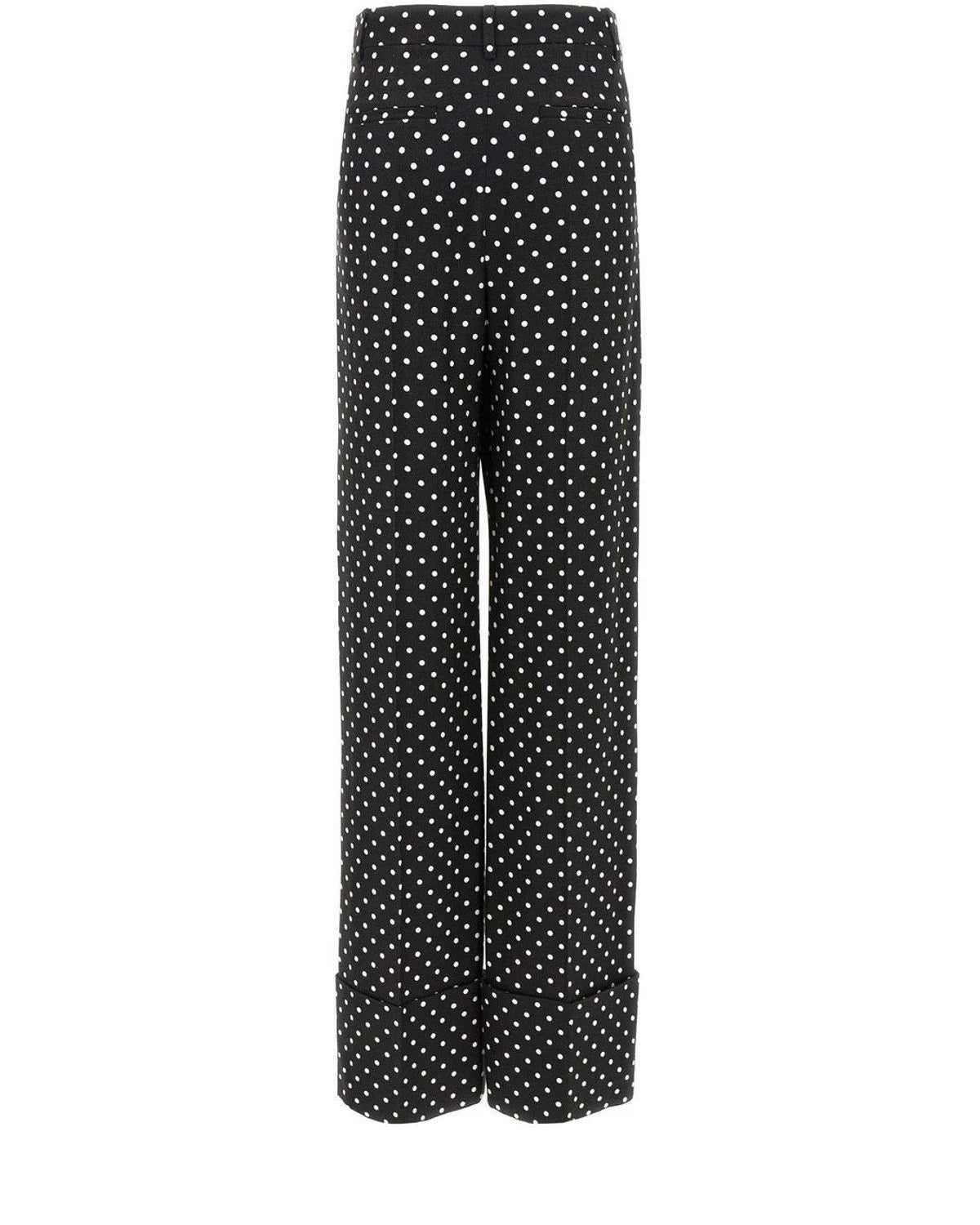 Valentino Garavani Palazzo Pant in black, Viscose — view 2