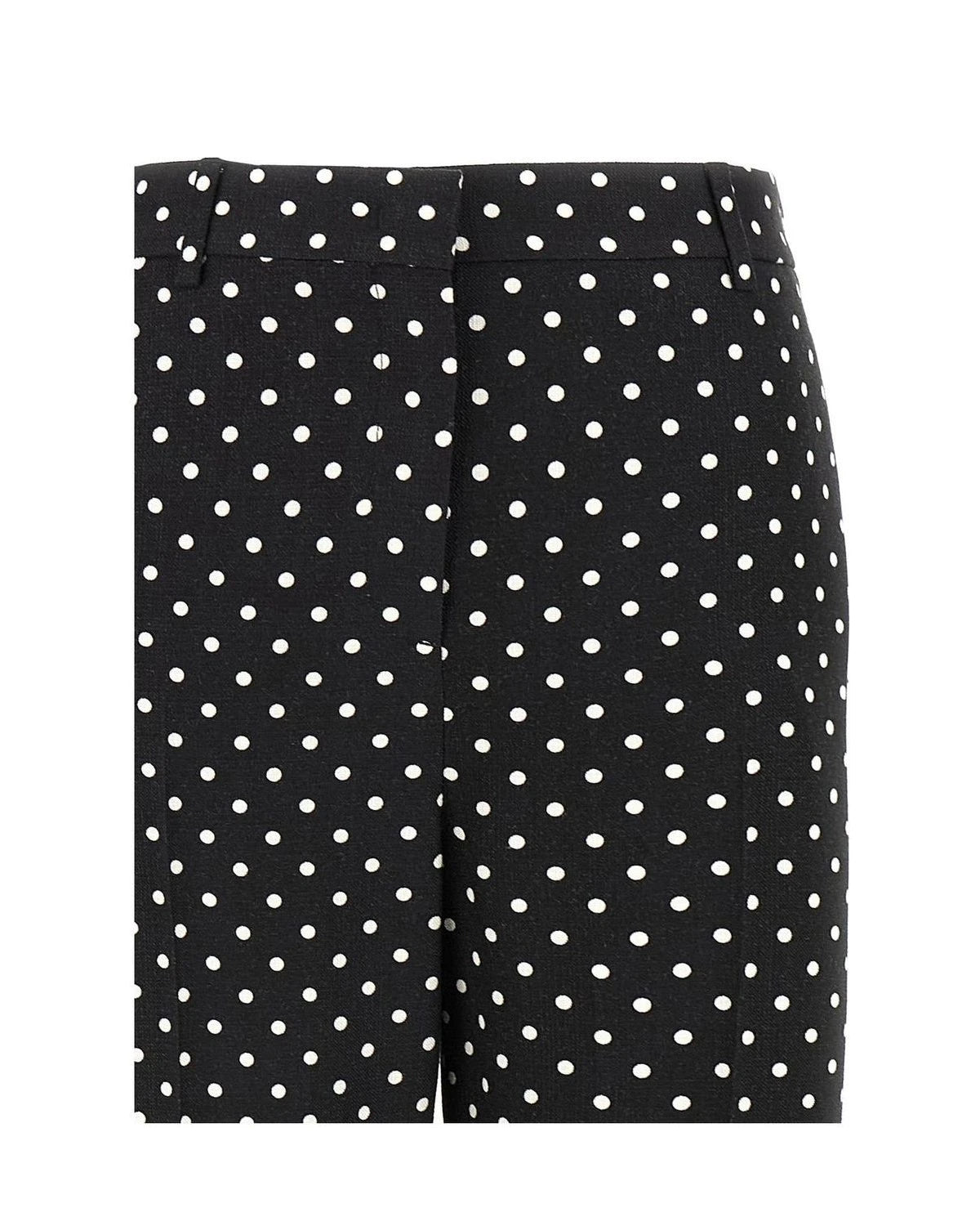 Valentino Garavani Palazzo Pant in black, Viscose — view 3