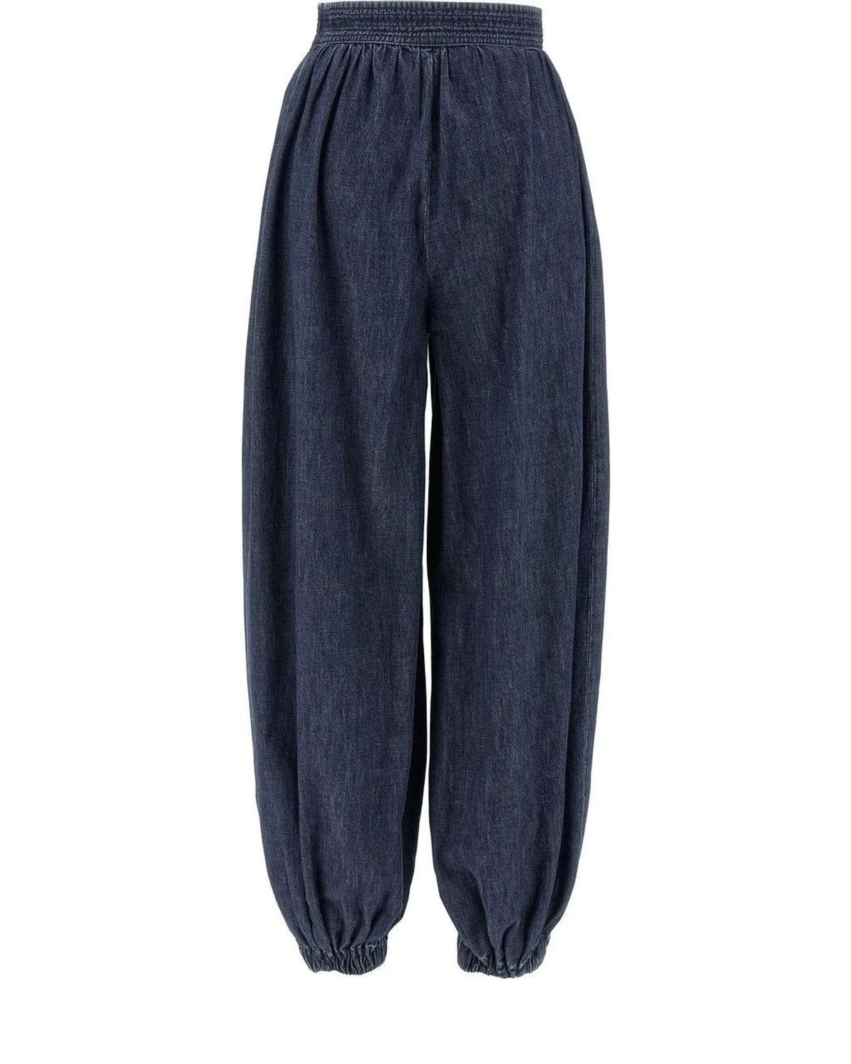 Valentino Garavani Harem Pant in blue, Cotton — view 2