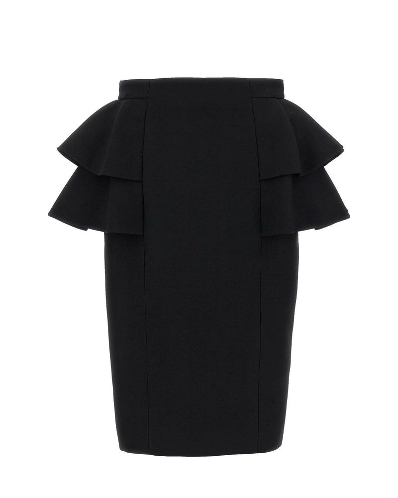 Valentino Garavani Skirt in black, Virgin Wool