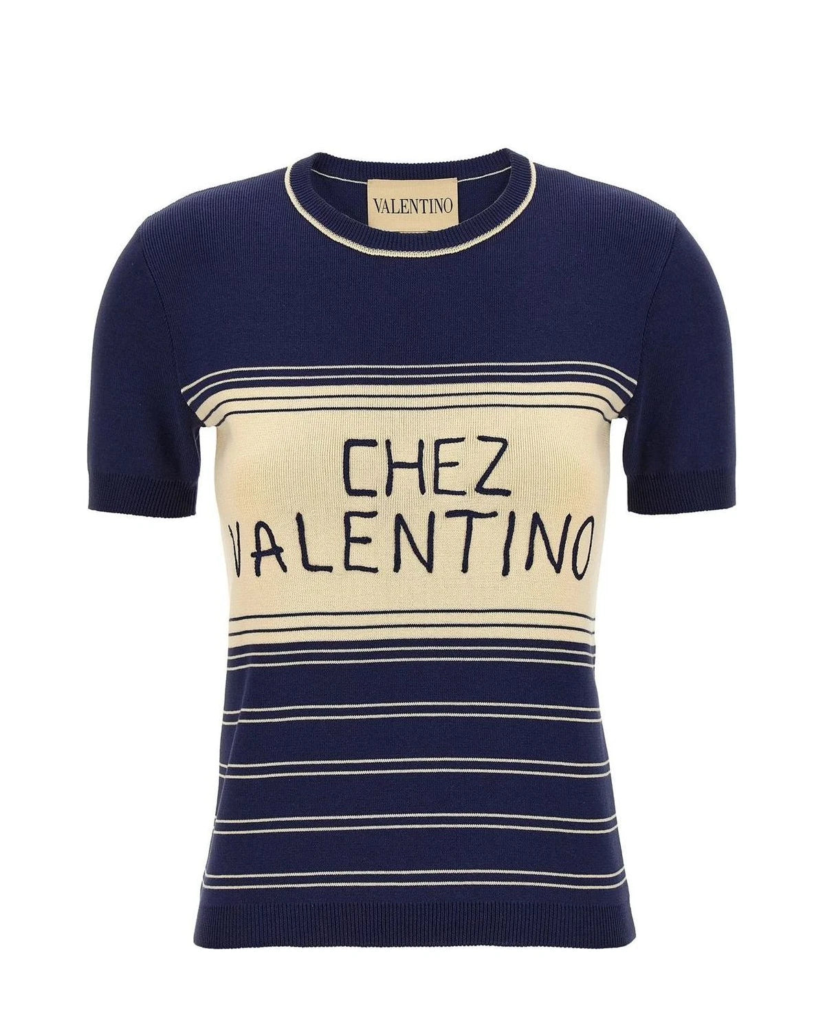 Valentino Garavani T-Shirt in blue, Cotton