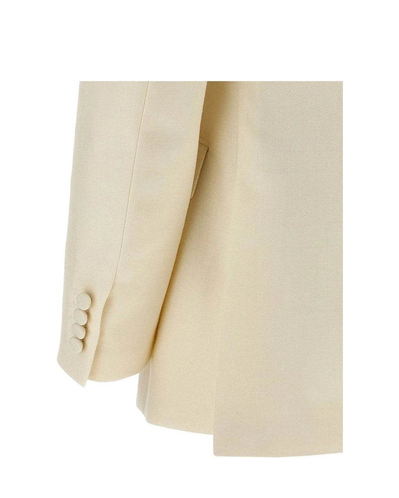 Brioni Blazer in white, Wool — view 4