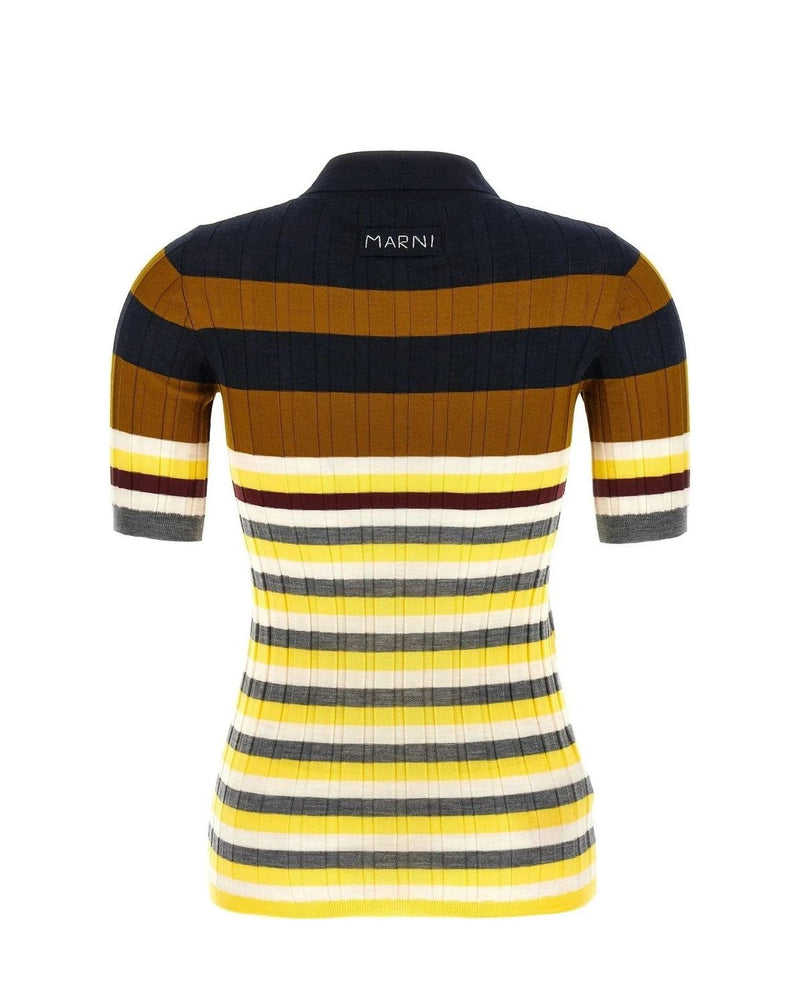 Marni Polo in multicolor, Virgin Wool — view 2