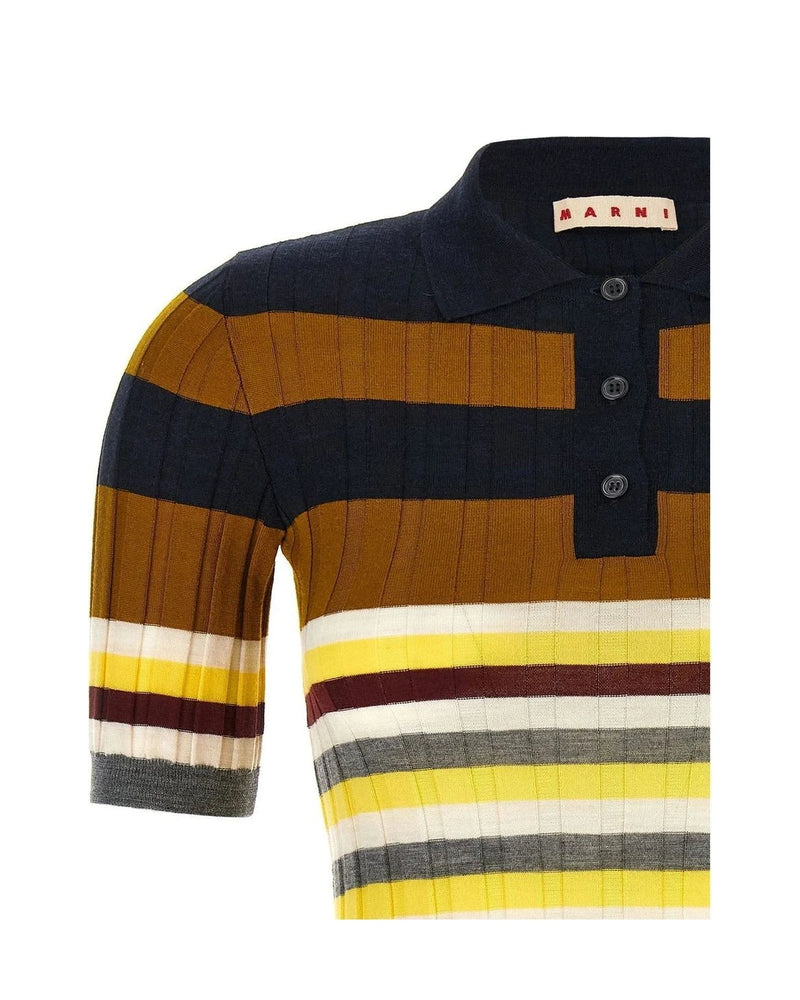 Marni Polo in multicolor, Virgin Wool — view 3