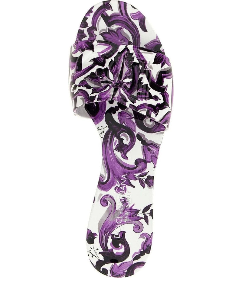 Dolce & Gabbana Sandals in purple — view 4