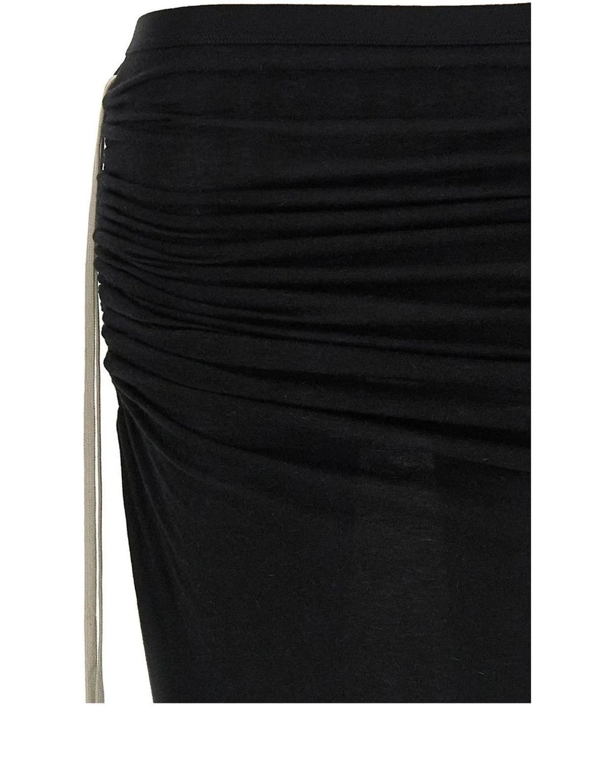 Rick Owens Skirt in black, Wool — view 3
