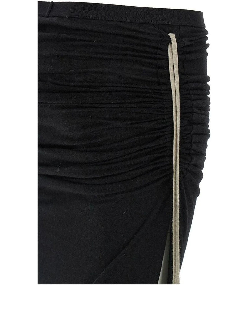 Rick Owens Skirt in black, Wool — view 4