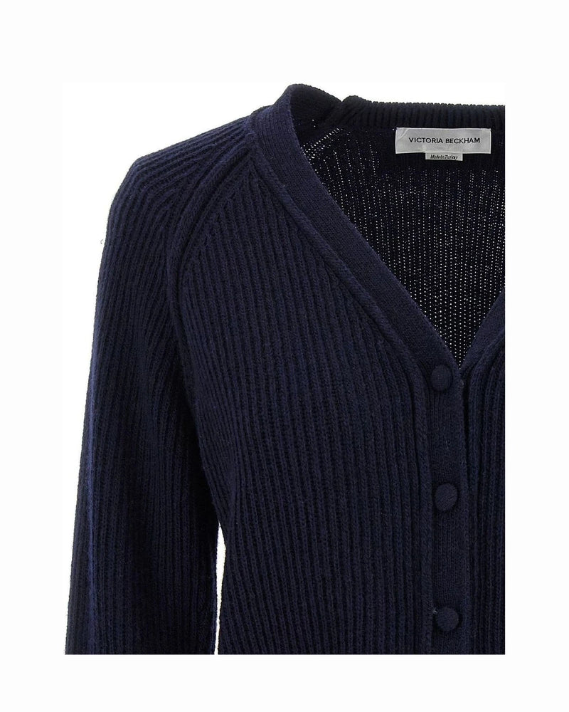 Victoria Beckham Cardigan in blue — view 3