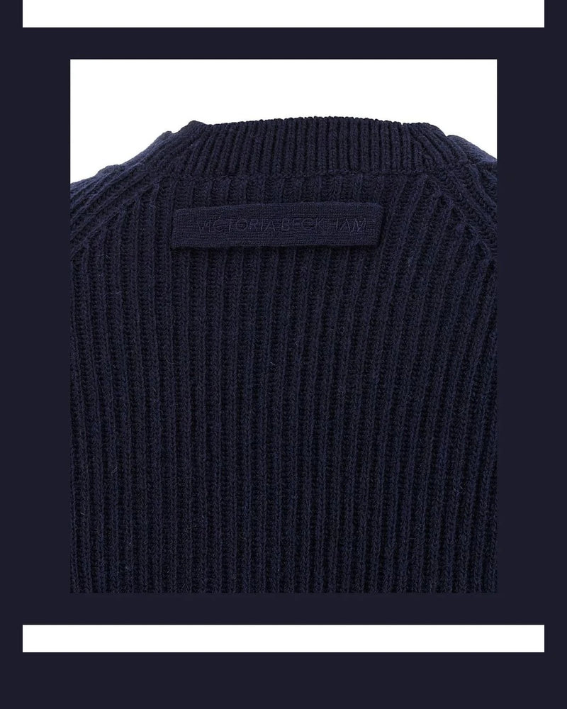 Victoria Beckham Cardigan in blue — view 4