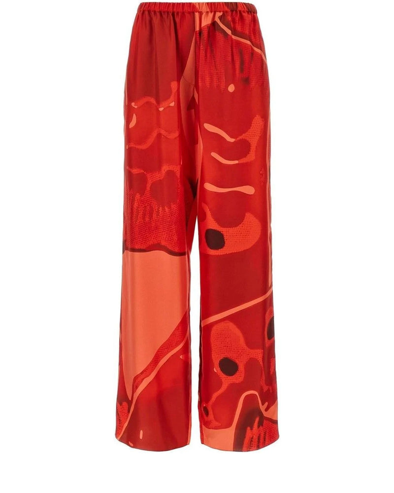 Ferragamo Palazzo Pant in multicolor