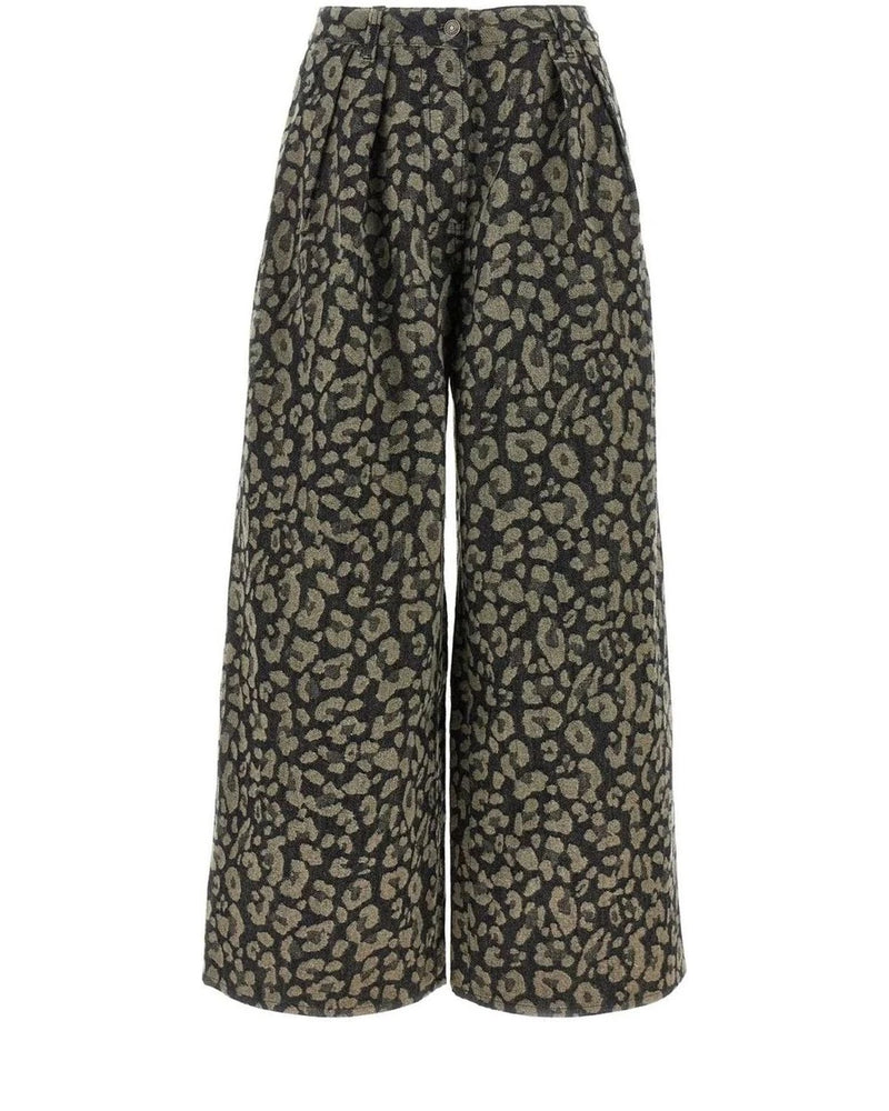 Alanui Palazzo Pant in multicolor, Cotton