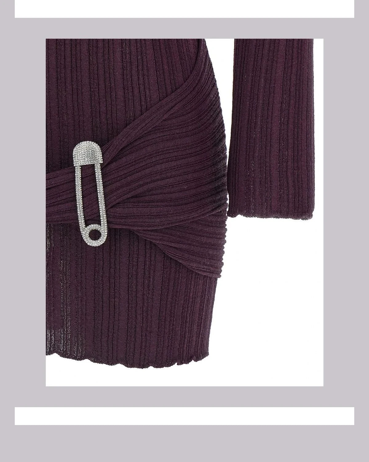 Giuseppe Di Morabito Dresse in purple, Wool — view 4