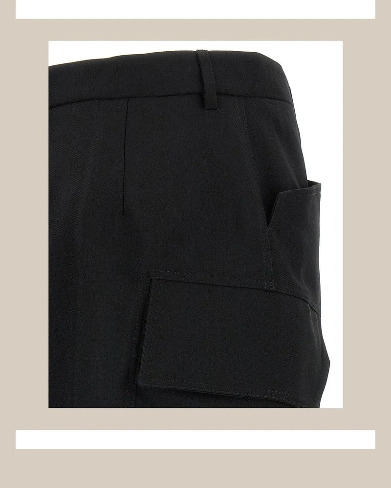 Rick Owens Skirt in black, Wool — view 4