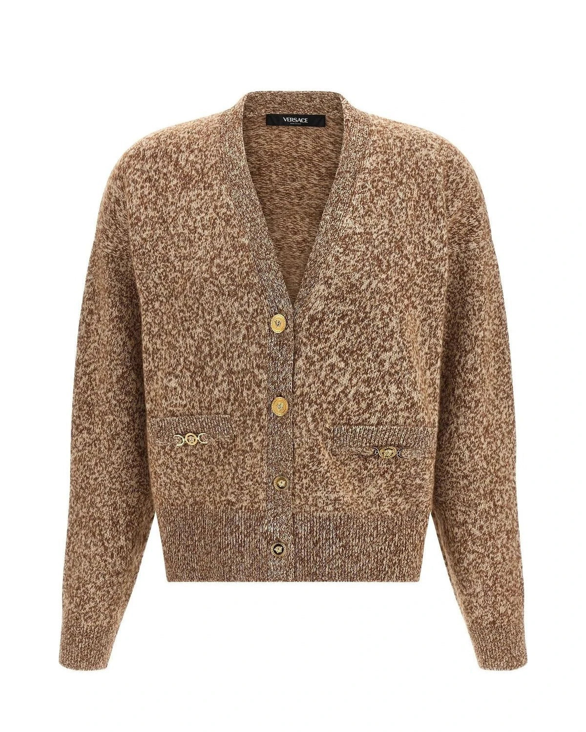 Versace Cardigan in beige, Wool