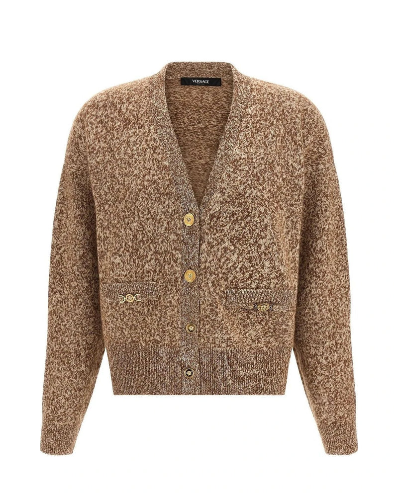 Versace Cardigan in beige, Wool