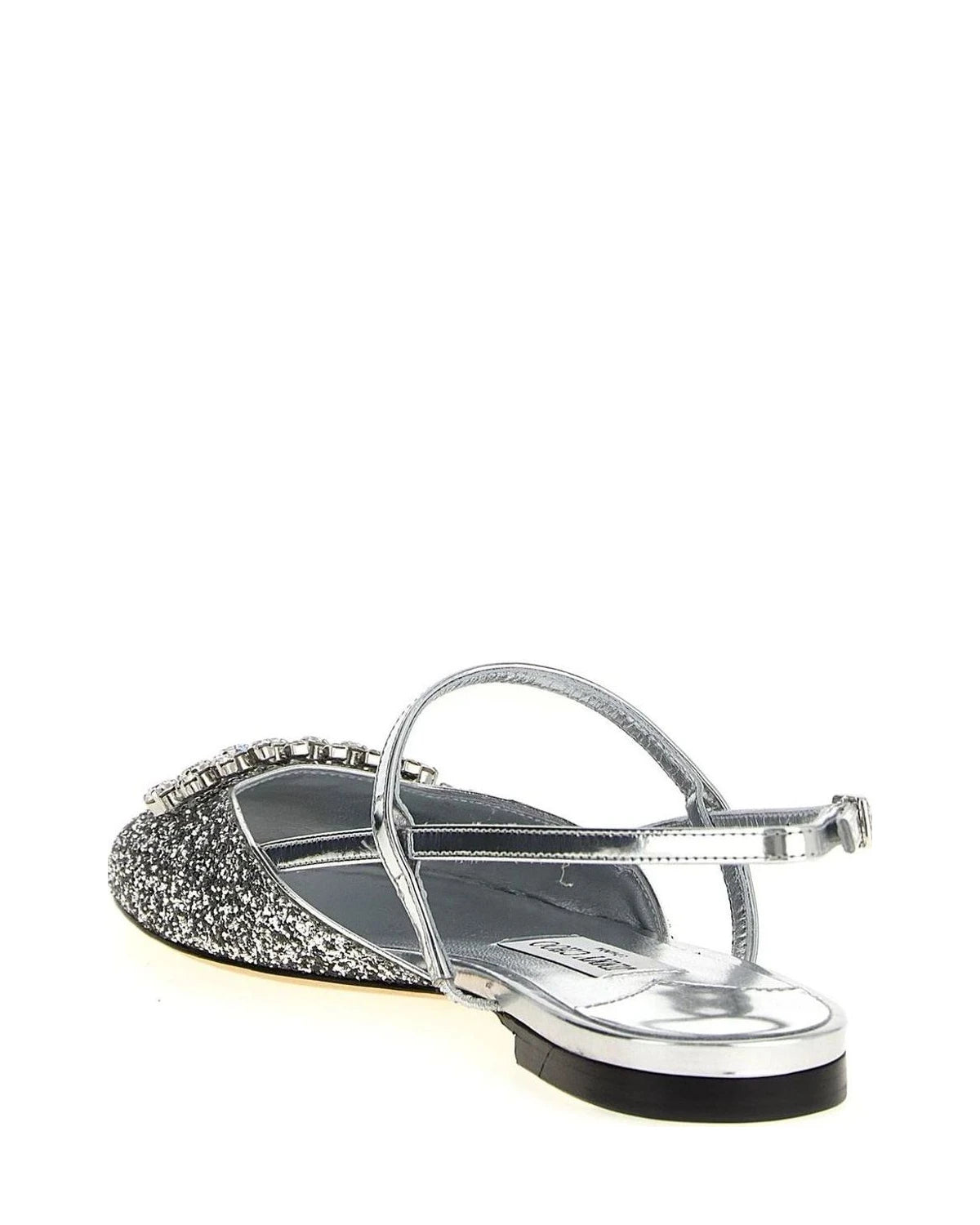 Jimmy Choo Flats in silver — view 3