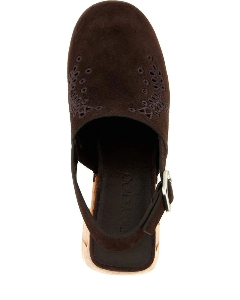 Jimmy Choo Heels in brown, Leather — view 4