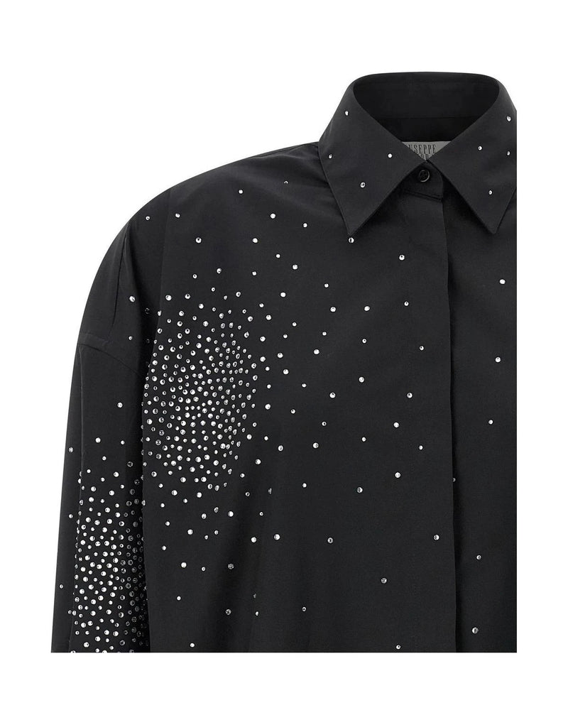 Giuseppe Di Morabito Dress Shirt in black, Cotton — view 3