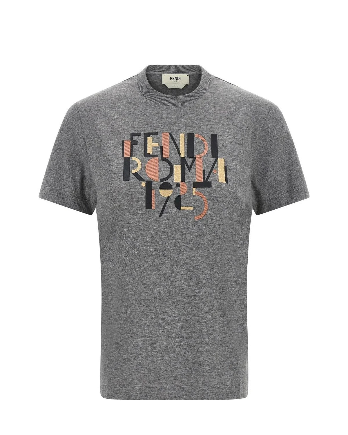 Fendi T-Shirt in gray, Cotton