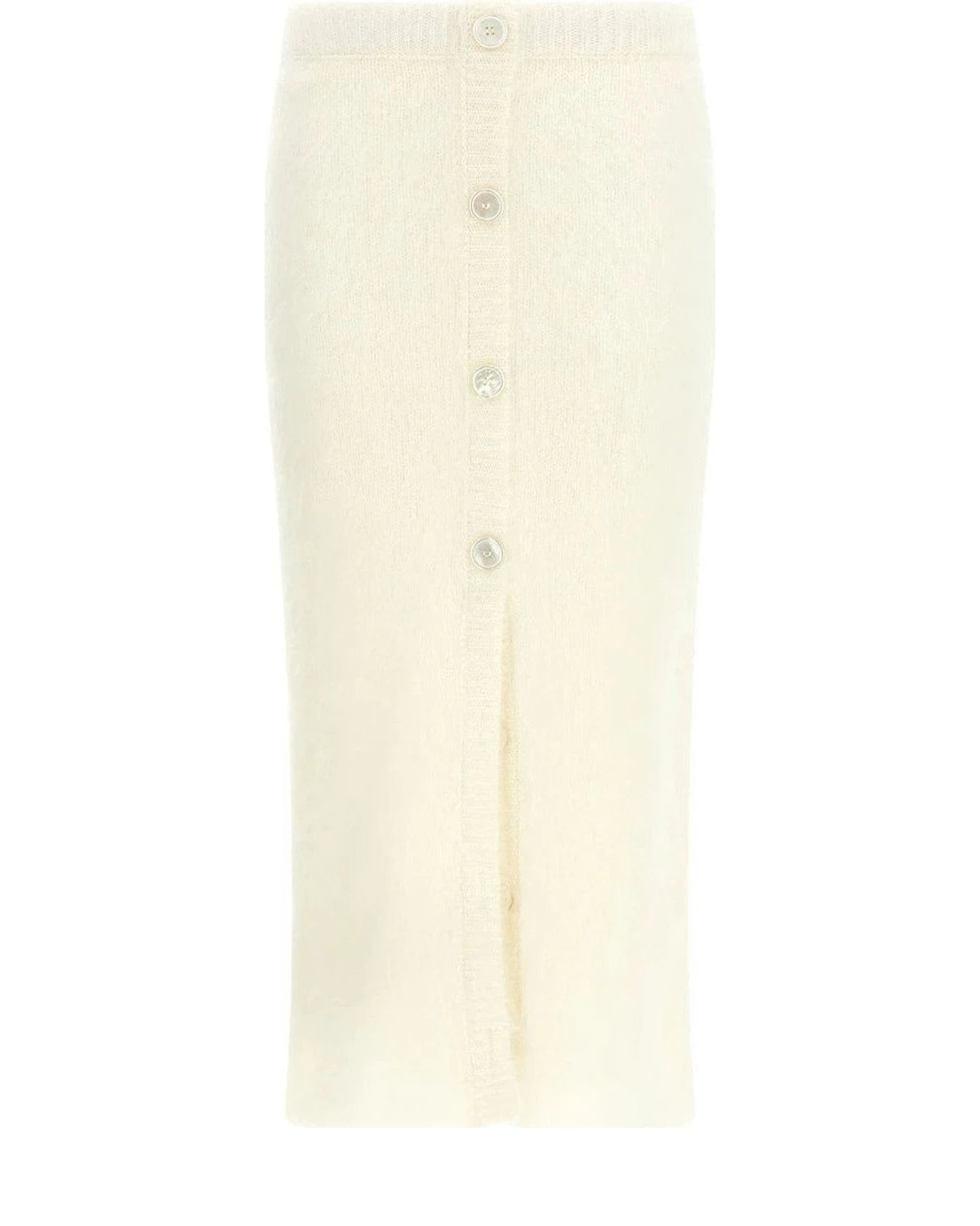Alessandra Rich Skirt in white, Mohair