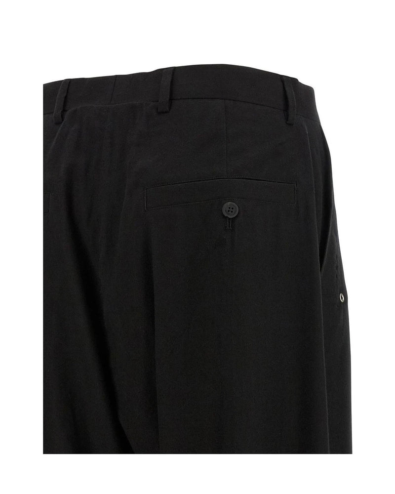 Rick Owens Palazzo Pant in black, Cotton — view 4