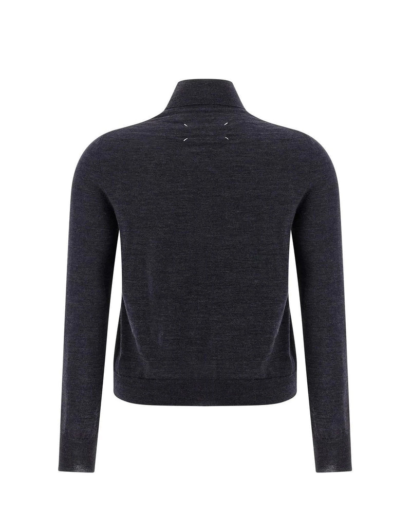 Maison Margiela Sweater in blue, Wool — view 2