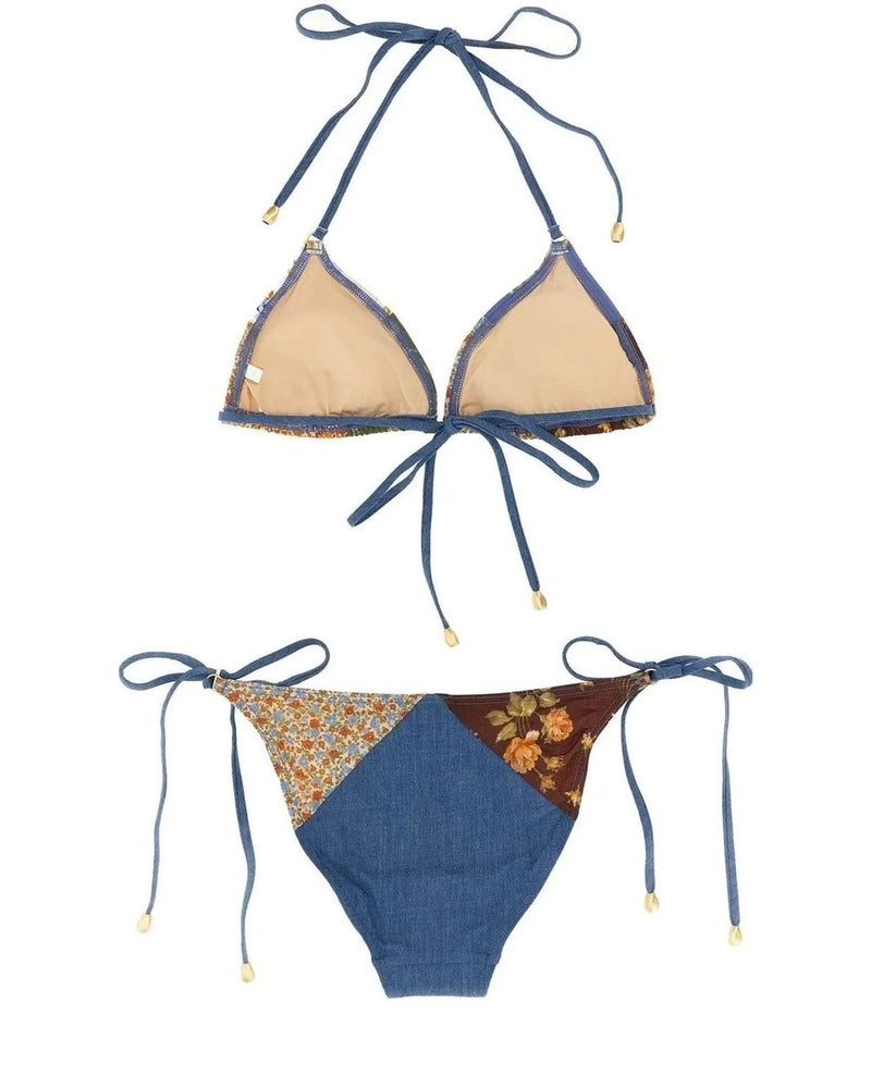 Zimmermann Classic Bikini in multicolor, Cotton — view 2