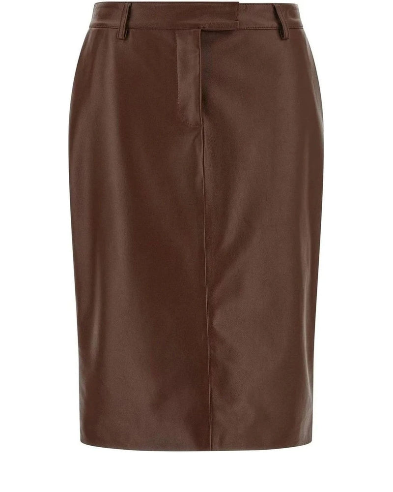 Giuseppe Di Morabito Skirt in brown, Leather