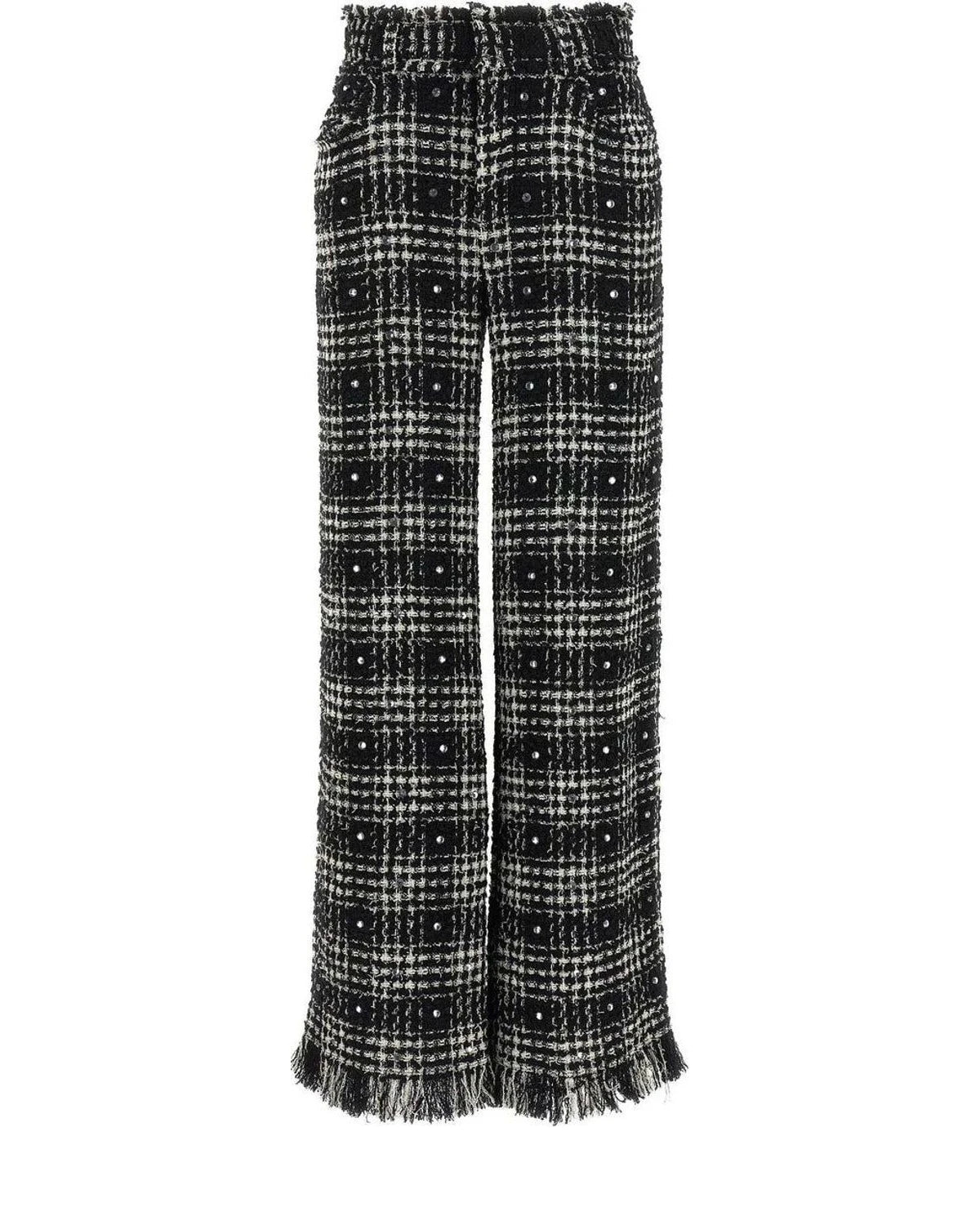 Giuseppe Di Morabito Palazzo Pant in black, Cotton