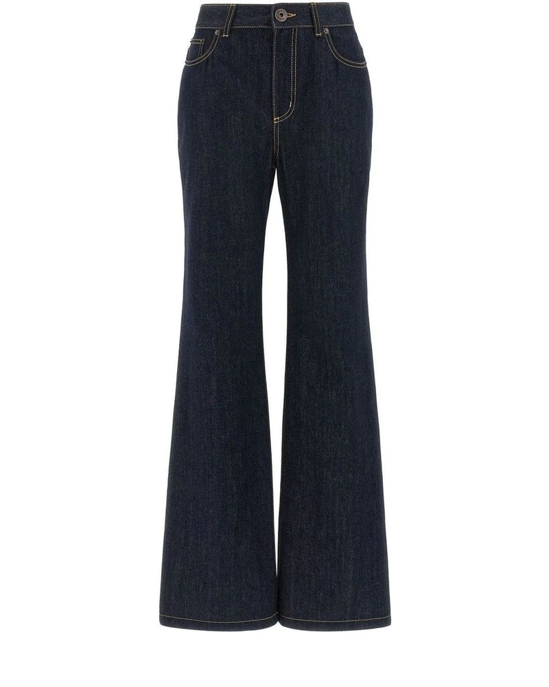 Alexander McQueen Jean in blue, Cotton