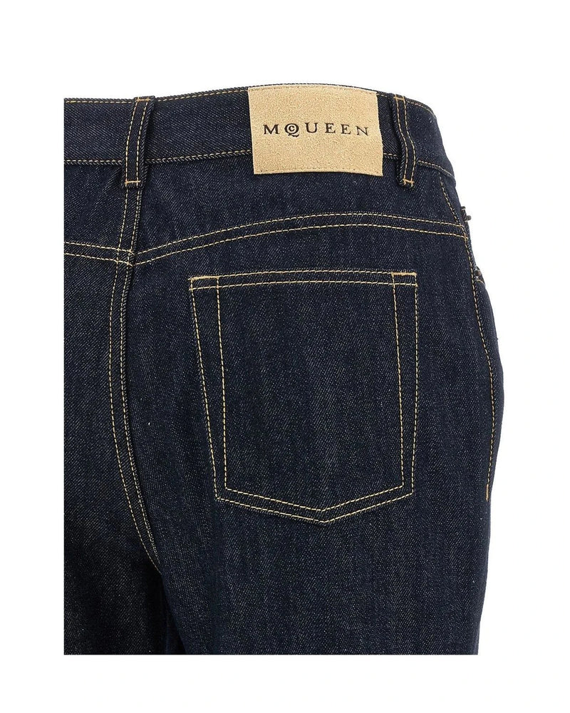 Alexander McQueen Jean in blue, Cotton — view 4