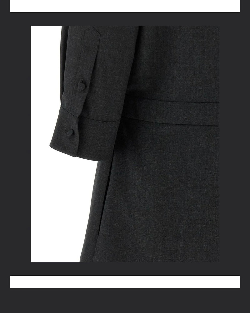 Gucci Dresse in gray, Wool — view 4