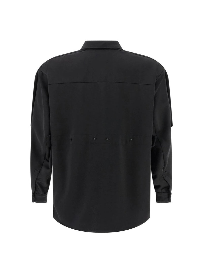 MONCLER GENIUS Dress Shirt in black, Polyester — view 2