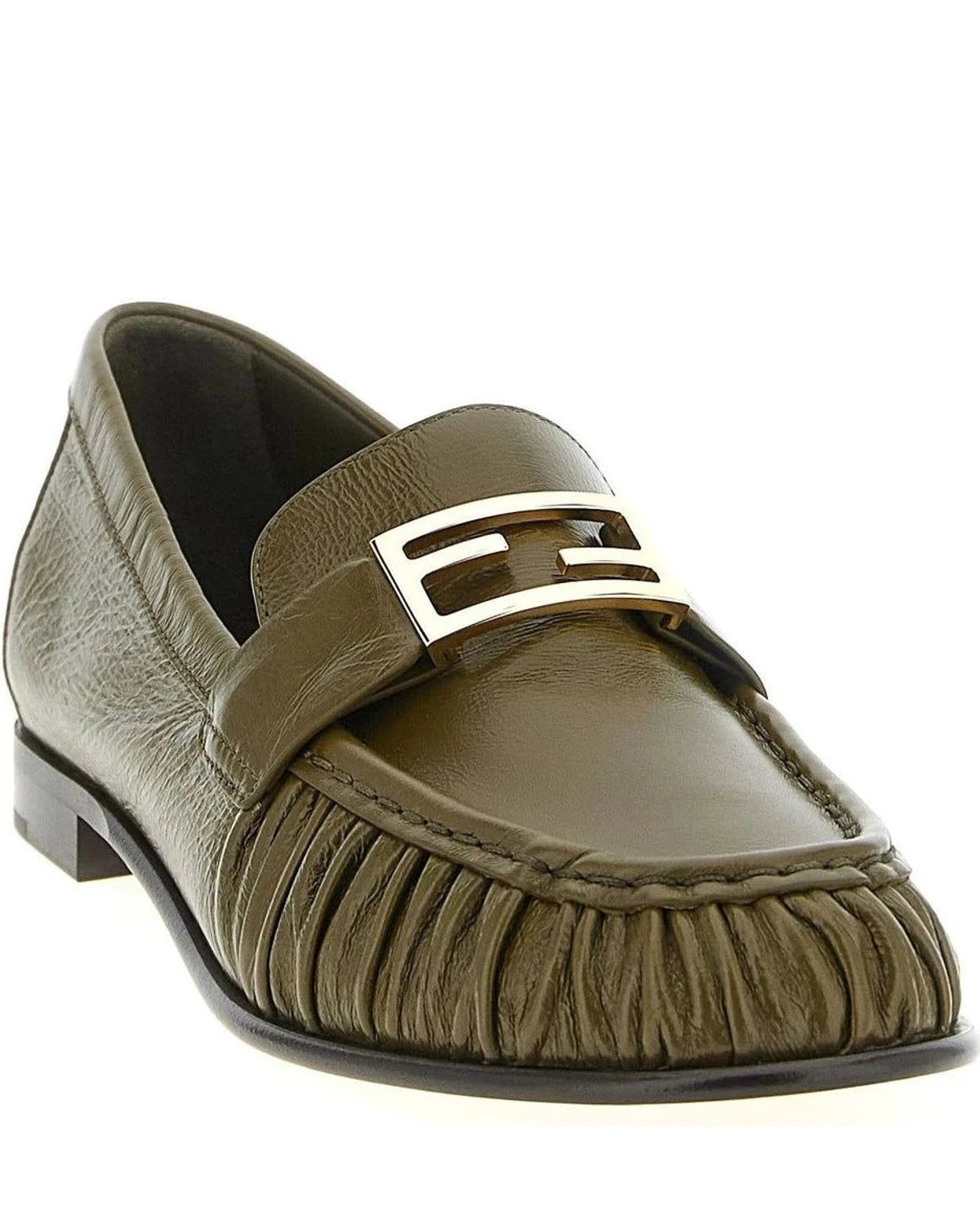 Fendi Flats in green — view 2