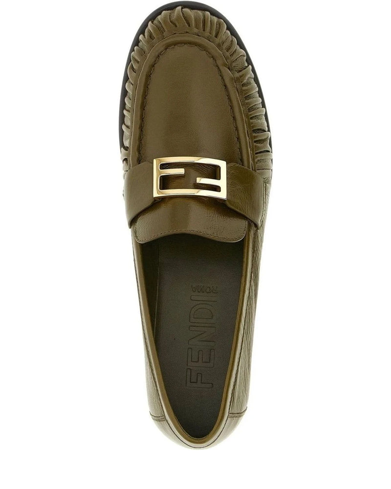 Fendi Flats in green — view 4