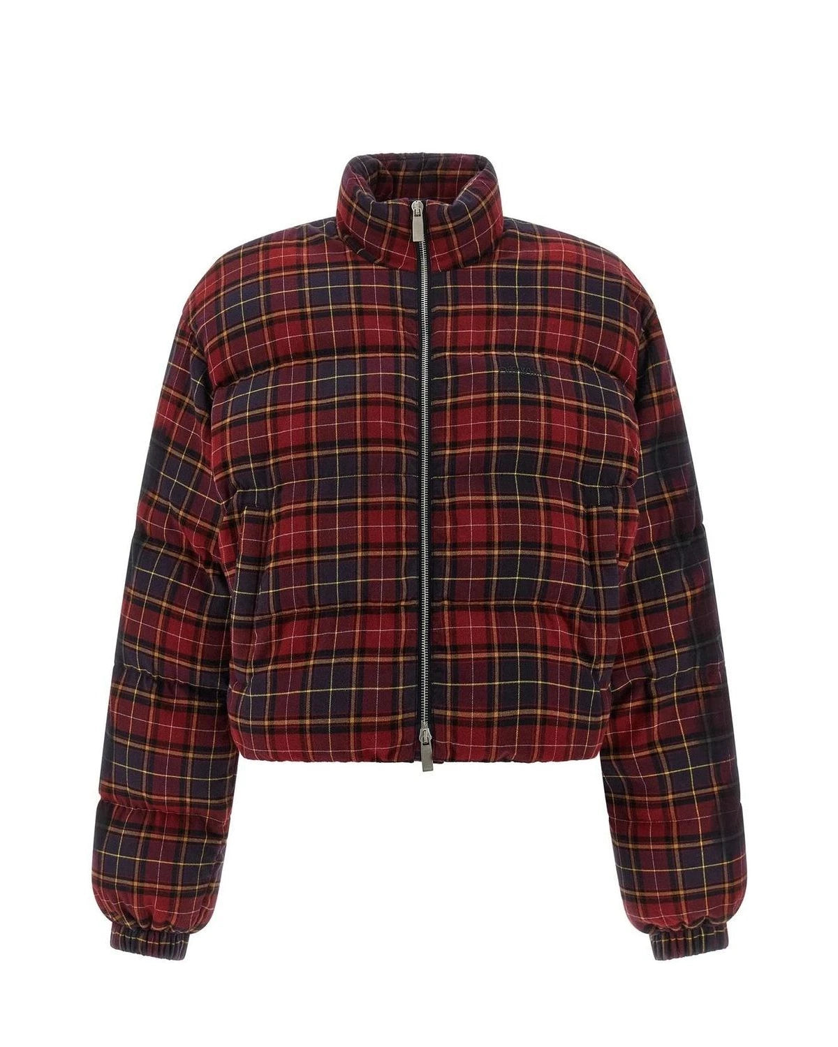 Off-White Puffer Jacket in red, Cotton