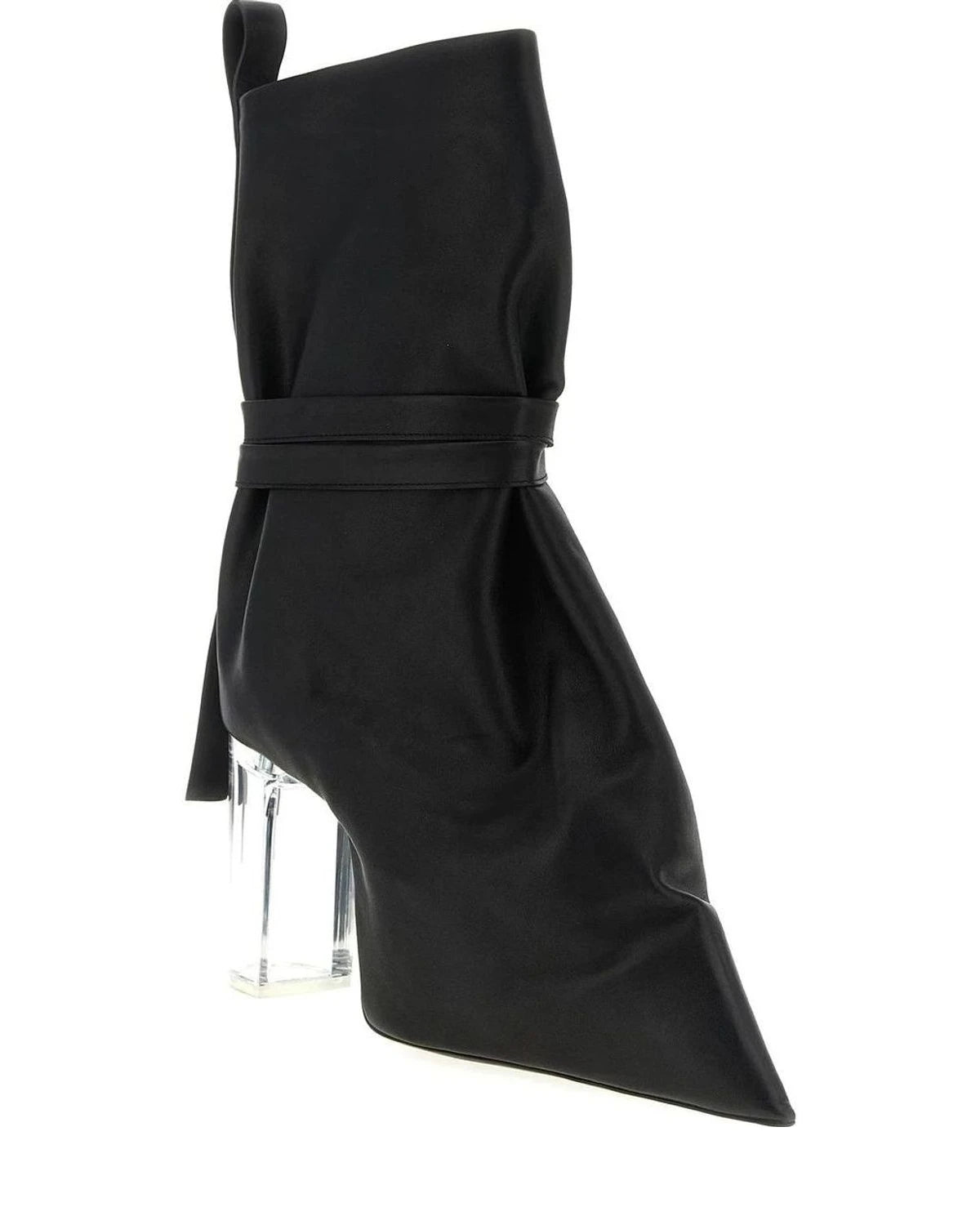 Rick Owens Heels in black, Cow Leather — view 2