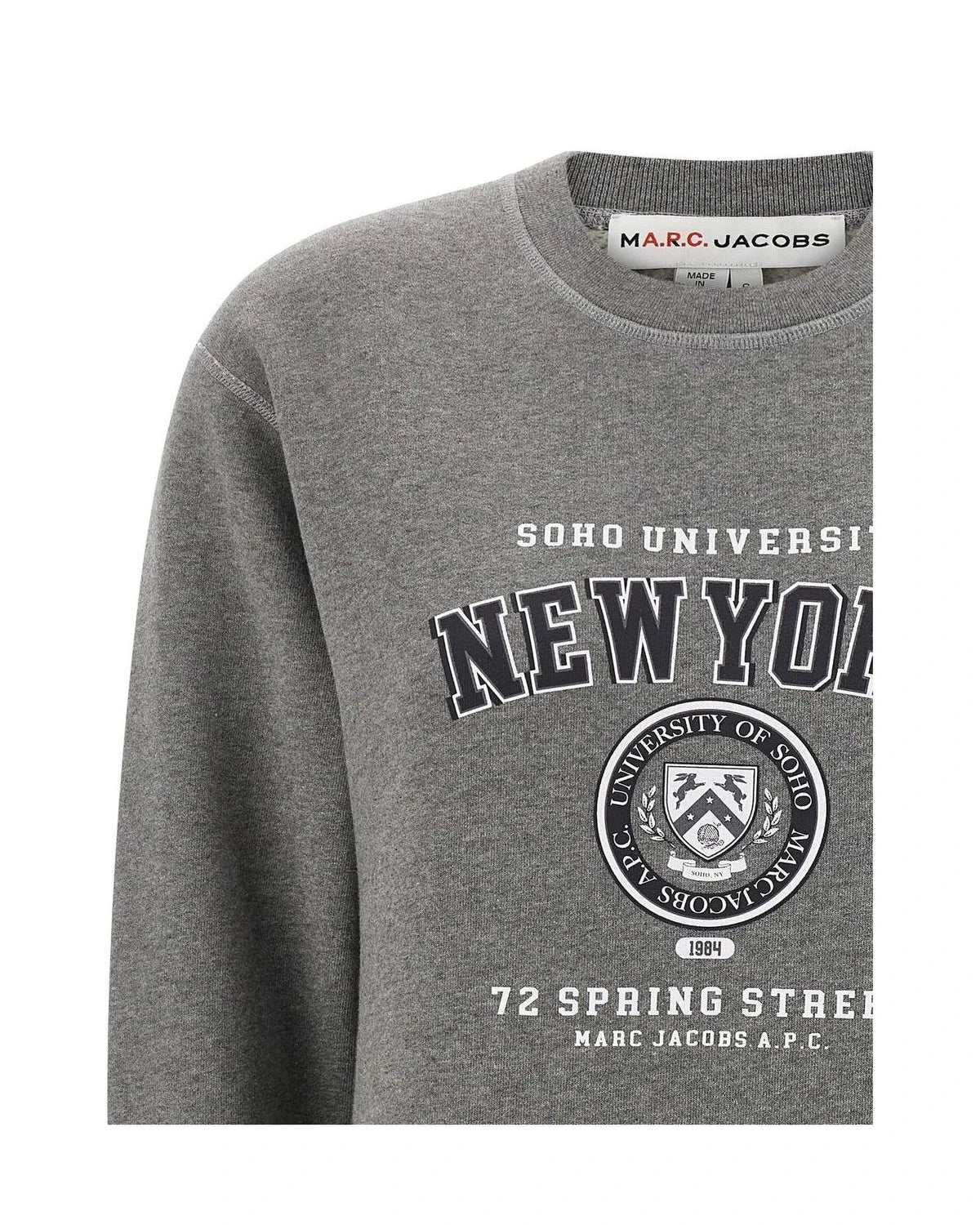 A.P.C. Sweatshirt in gray, Cotton — view 3