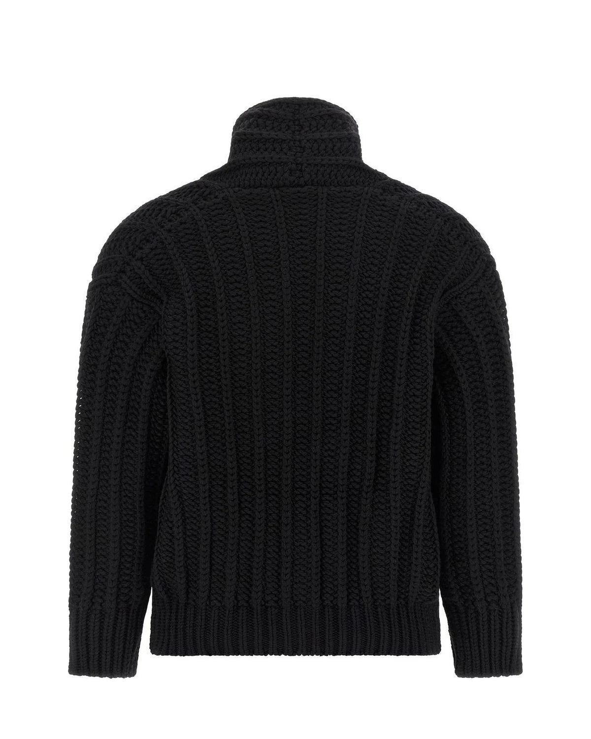 Dolce & Gabbana Cardigan in black, Virgin Wool — view 2